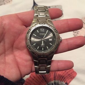 Men’s Fossil watch. Stainless steel